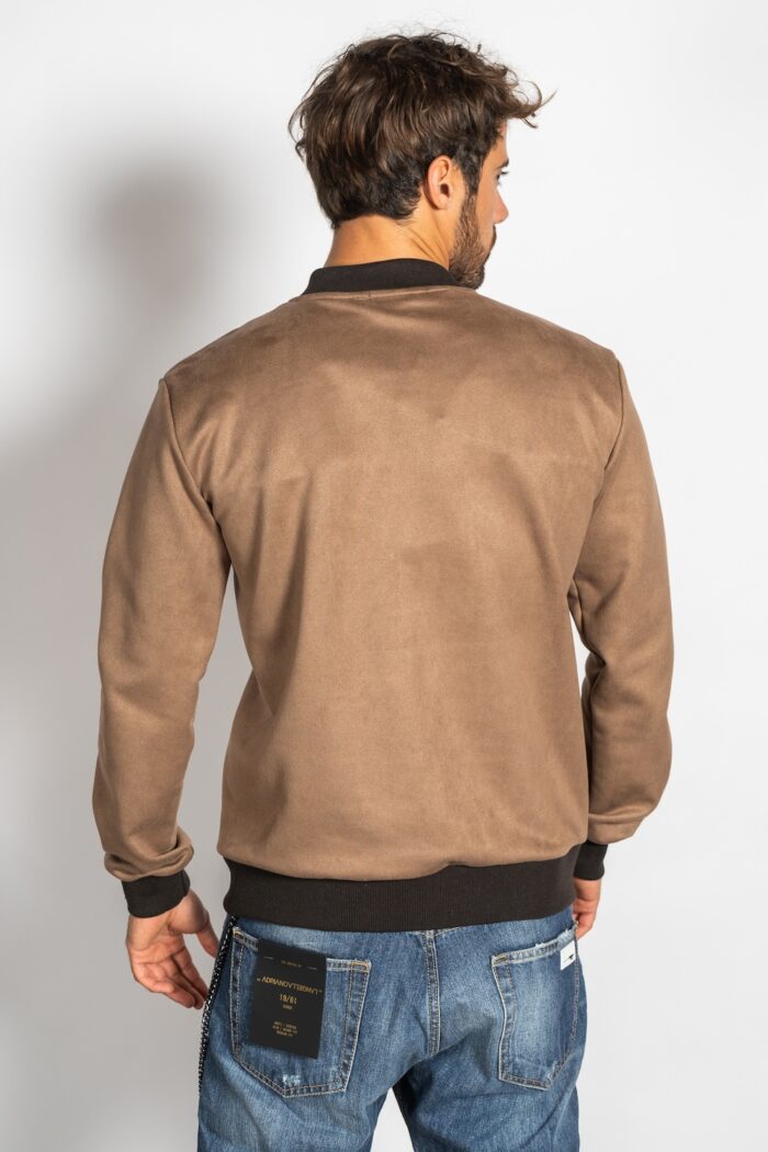 BOMBER-ZIP-CAMOSCIO - immagine 2